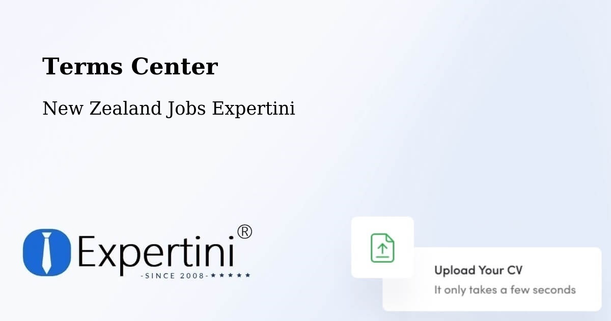 Terms of Service – Bluff - New Zealand Jobs Expertini